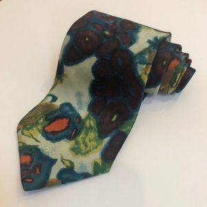 Christian Dior Floral Pattern Tie